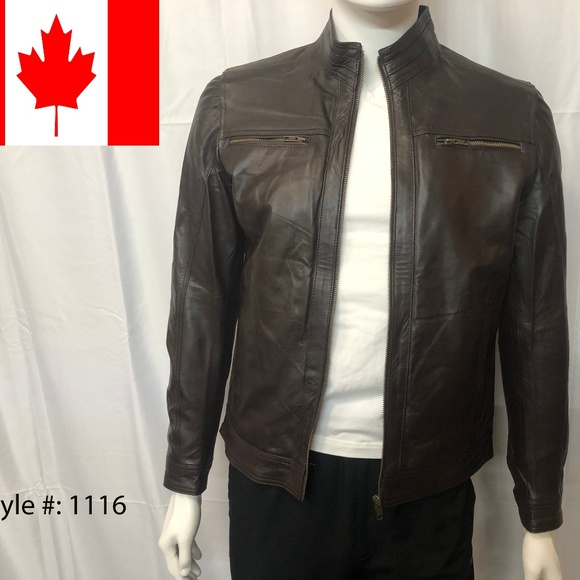 Genuine Leather Jacket for men art#1116 - Picture 1 of 6